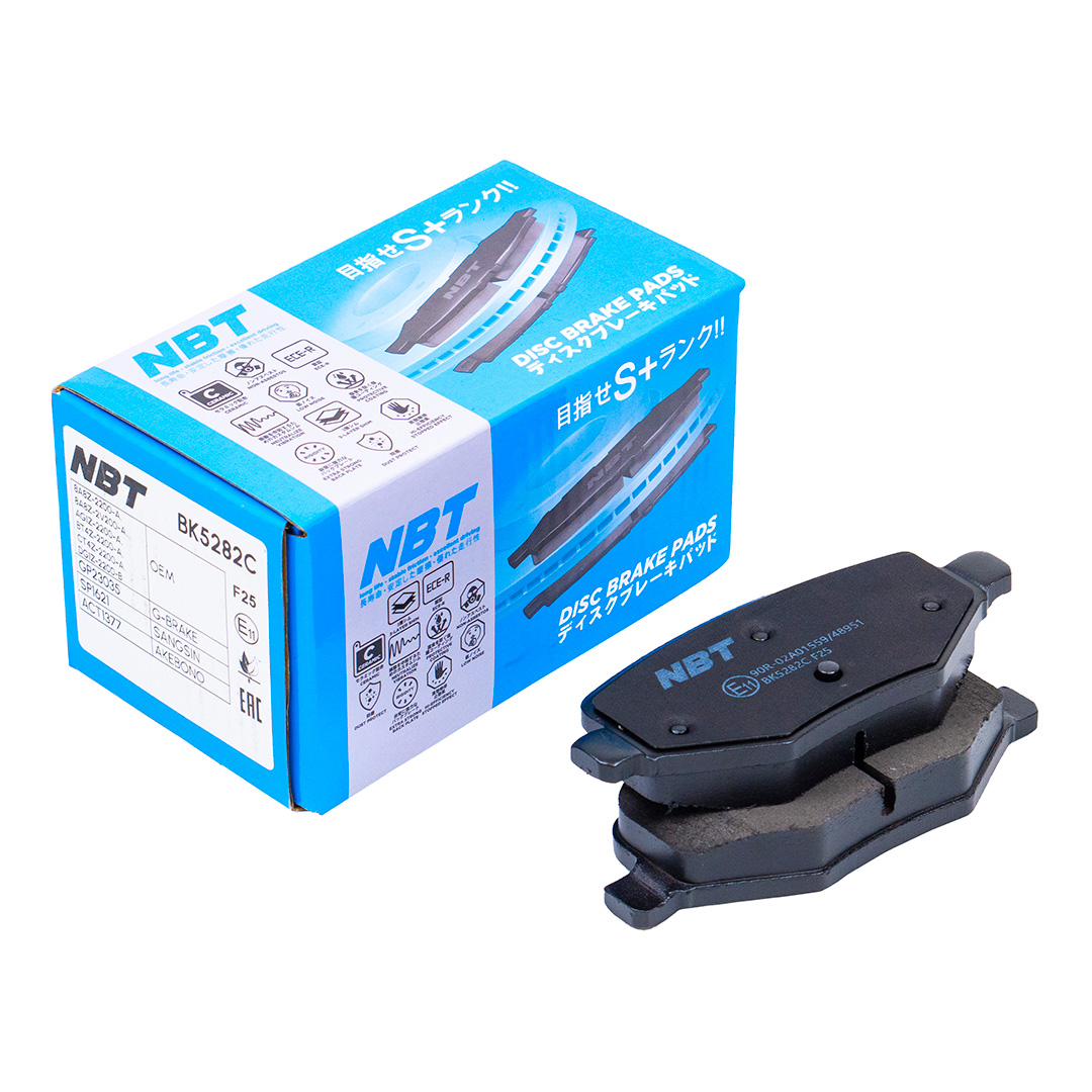 Колодки тормозные дисковые NBT BK5282C / ACT1377 / SP1621 / GP23035