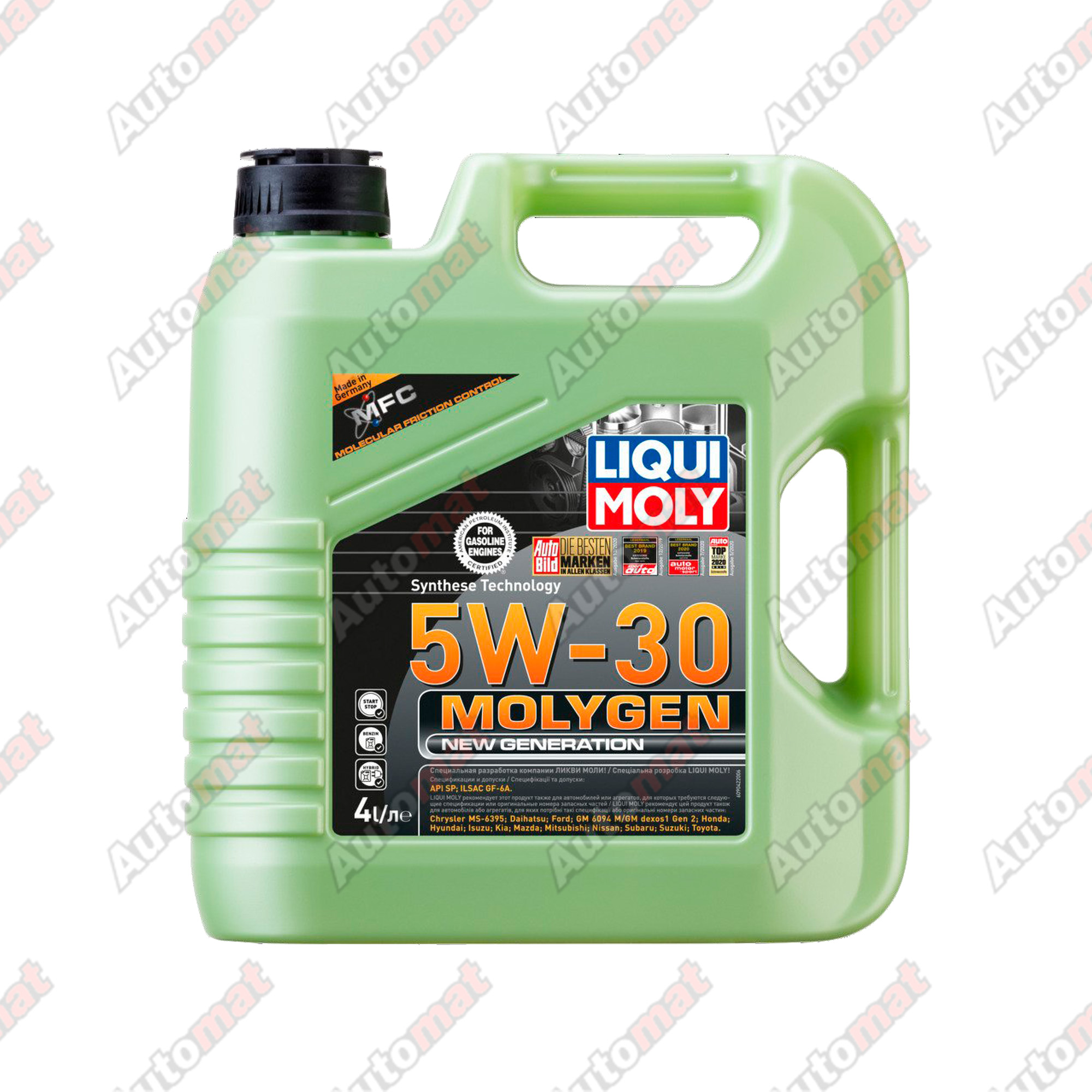 Моторное масло Liqui Moly 5W-30 Molygen New Generation, 4л