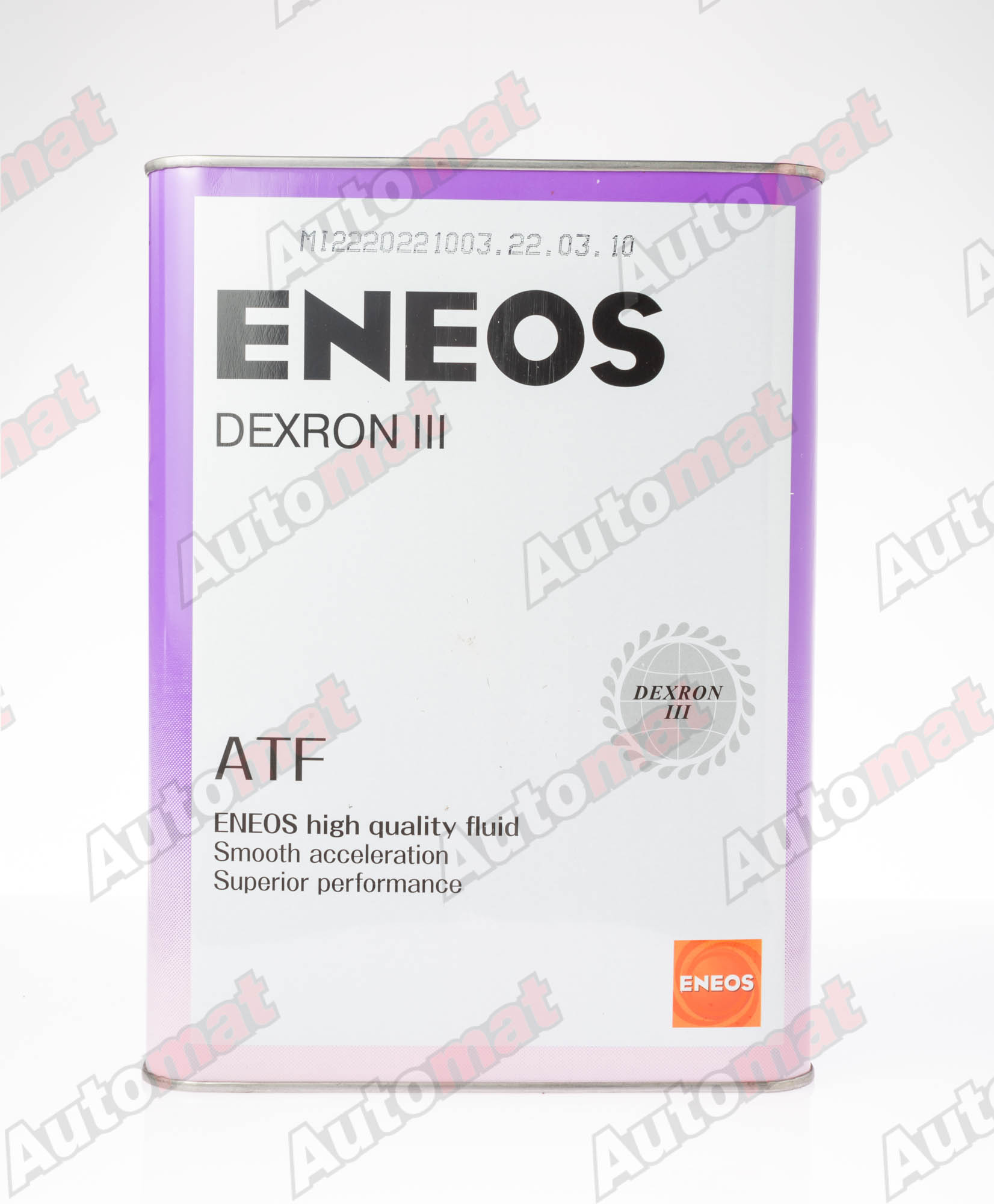 Трансмиссионное масло ENEOS DEXRON III, 4л