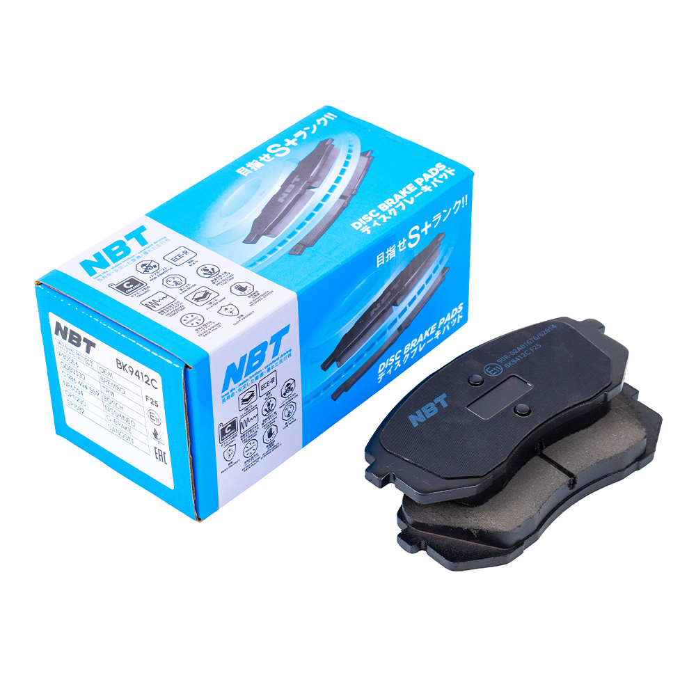 Колодки тормозные дисковые NBT BK9412C / AD1826 / NP6034 / SP1682 / 0986494559 / GDB3530 / P30056