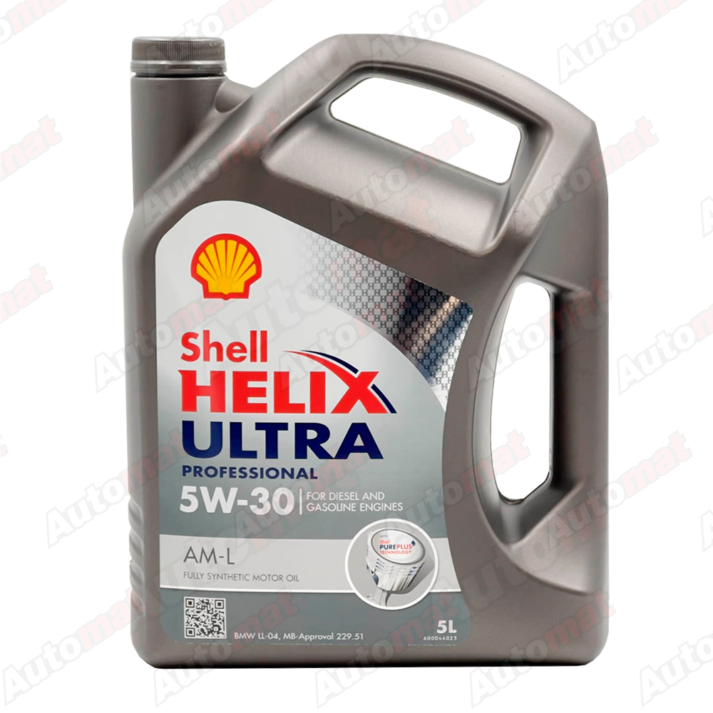 Моторное масло Shell Helix Ultra Professional AM-L 5W-30 синтетическое, 5л