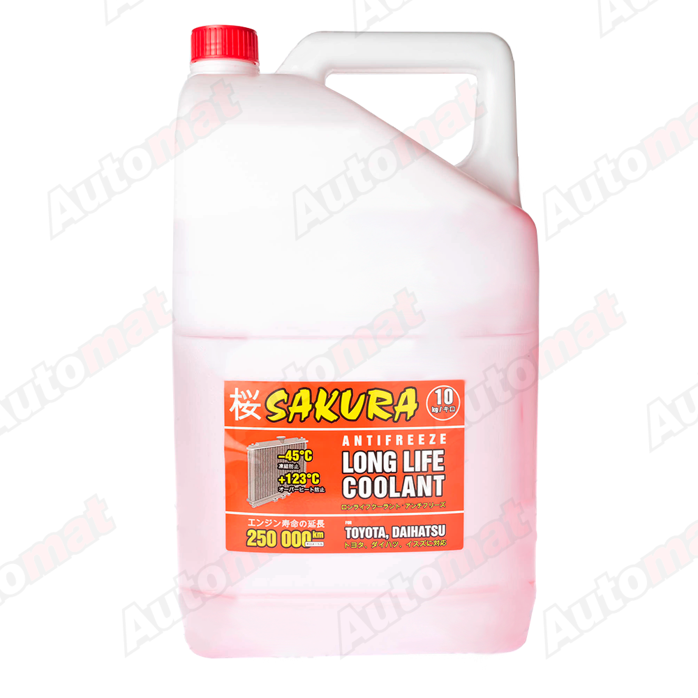 Антифриз SAKURA Красный, 10кг