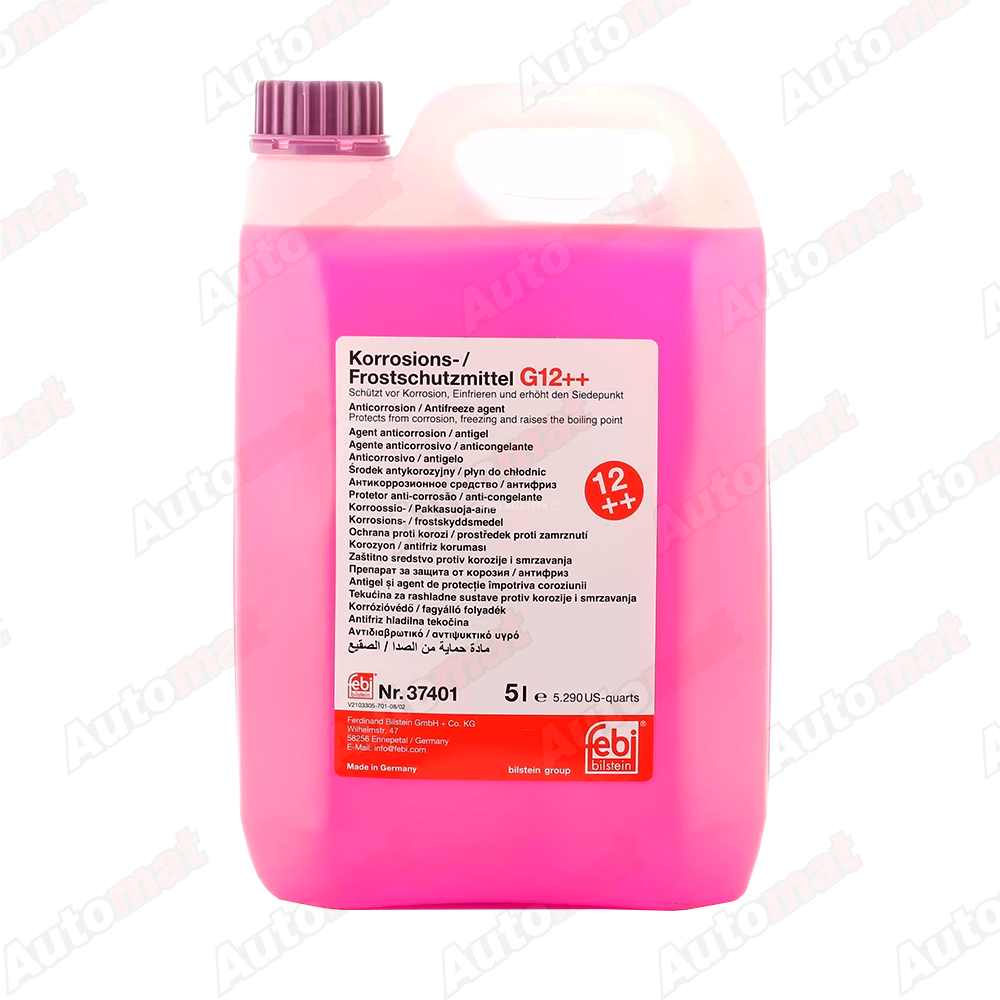 Антифриз FEBI Universal G12++ концентрат фиолетовый 5л 37401