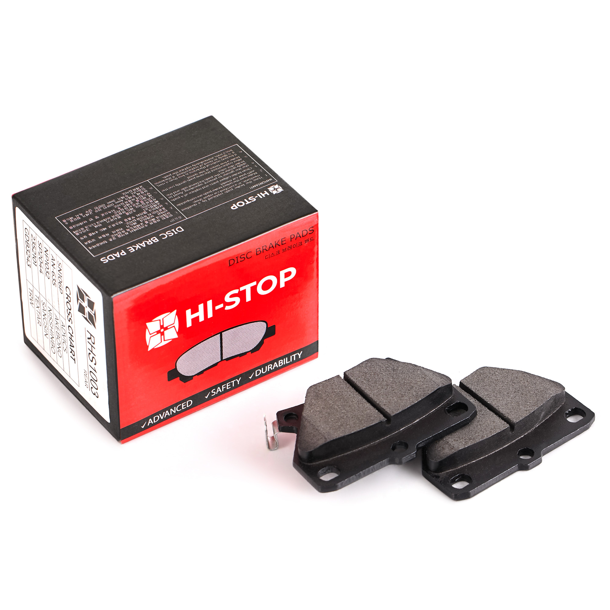 Колодки тормозные дисковые HI-STOP RHS1003 / SN106P / AN-635 / NP1032 / SP2044 / 2352101 / GDB3243