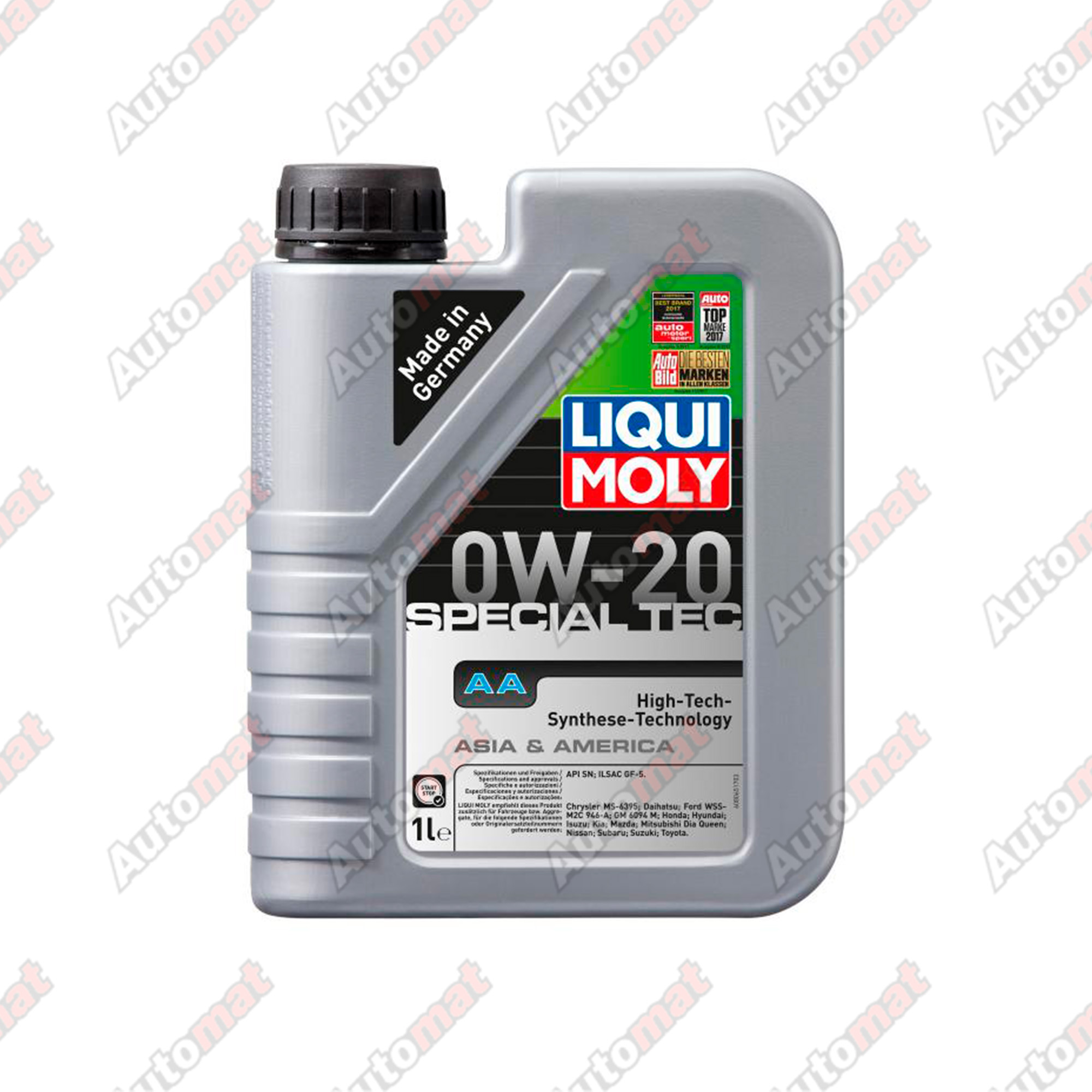 Моторное масло Liqui Moly Special Tec AA 0W-20 SN Plus + RC GF-5, 1л