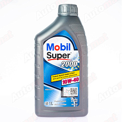 Моторное масло MOBIL SUPER 2000 Х1 10W-40 SEMI-SYNTHETIC, 1л