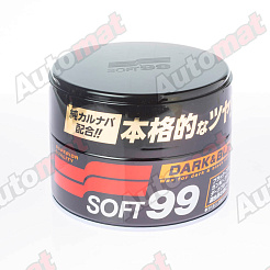 Полироль для кузова защитный Soft99 Soft Wax для тёмных авто, 300гр