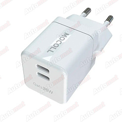 Сетевое зарядное устройство Mocoll 35W Mini Fast Charge Type-C White